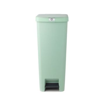 Coș de gunoi cu pedală pentru reciclare, verde mentă, plastic, 40 l, StepUp, Brabantia - 8710755800108 49399