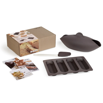 Kit preparare pâine, 3 piese, silicon platinat, Lékué - 8710755882760
