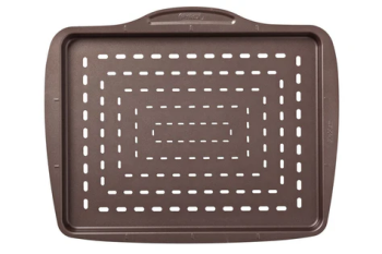 tava dreptunghiulara pizza asimetria metal neaderent negru 42 x 34 x 5 cm pyrex 3426470275422