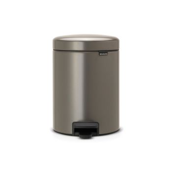 cos de gunoi din inox cu pedala platinum 5 l 8710755112683