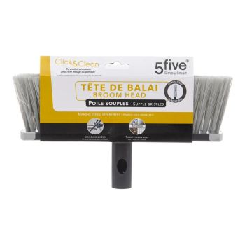 Rezervă mătură , PP+PVC, antișoc, 27x5,3x15,5 cm, Click&Clean, Five- 3560237587592