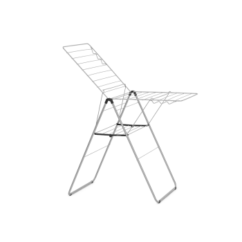 Uscător rufe extensibil, inox, gri metalic, 20 m capacitate de uscare, Brabantia - 8710755403422