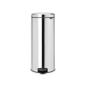 cos gunoi inox cu pedala brabantia newicon 30 l lucios 8710755114366