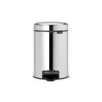 cos gunoi inox cu pedala brabantia newicon 3 l lucios 8710755113147