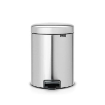 cos gunoi inox cu pedala brabantia newicon 5 l mat 8710755112102