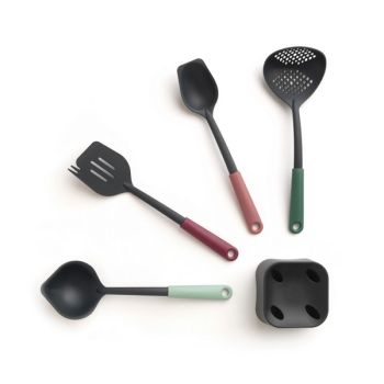 set 4 ustensile si suport tasty plus brabantia 8710755123184