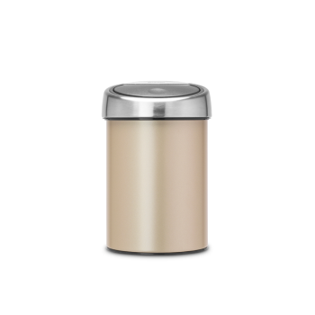 Coş de gunoi Touch, bej, inox, 3 l, Brabantia - 8710755304668