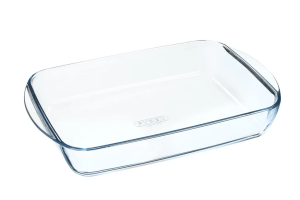 Vas dreptunghiular, sticlă termorezistentă, 2.9 l, 35x23x6 cm, Irresistible, Pyrex - 3426470268578