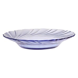 Farfurie rotundă adâncă, sticlă, albastru, 21.5 cm, Beau Rivage Marine, Duralex- 3550190400137       