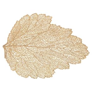 placemat farfurii model frunza poliester auriu five 3560233787927