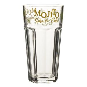 Set 6 pahare mojito/salsa, sticlă, 360 ml, Secret de Gourmet 