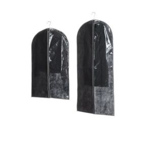 set 2 huse haine negru 100x60cm 135x60cm 3560238578698