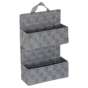 etajera cu 2 nivele polipropilena gri 37 x 25 x 9 cm five 3560239274193