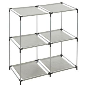 etajera modulara 4 compartimente metal gri five 3560239499428