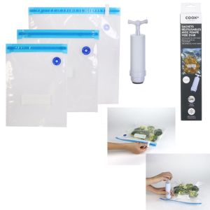set 4 pungi vidare pompa plastic cook concept 3664944178842