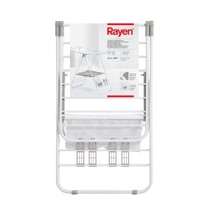Uscător rufe, extensibil, inox, 108x61x6 cm, 16 m capacitate de uscare, Rayen- 8412955300616