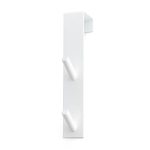 cuier pentru usa dublu metal alb rayen 5060831