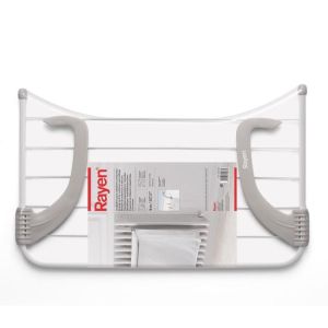 Uscător rufe, metal, gri, 54,5x35x13,5 cm, Rayen - 8412955300630