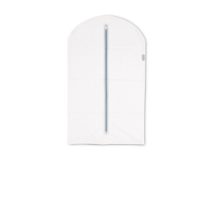 set 2 huse fermoar pentru haine transperent panza 60x100cm essential line 8710755108723