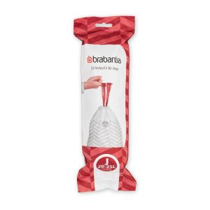 Saci de gunoi, cod J, 20 bucăţi, 20-25 l, Brabantia - 8710755115585  50205