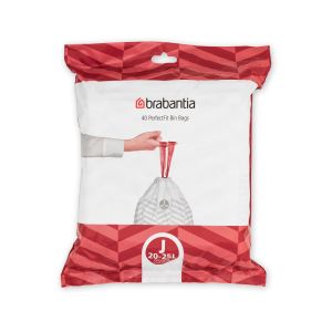 Saci de gunoi, cod J, 40 bucăţi, 20-25 l, Brabantia - 8710755115608  50248