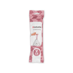Saci de gunoi, cod V, 20 bucăţi, 2-3 l, Brabantia - 8710755116582  47486