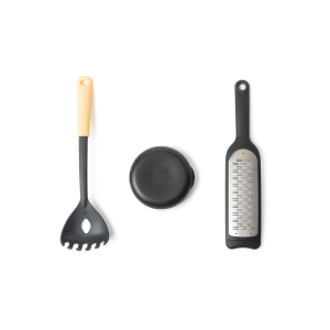 set 3 ustensile pentru preparate italienesti tasty plus inox gri brabantia 8710755123283