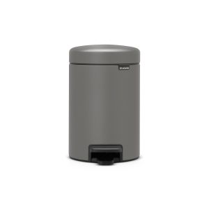 Coş de gunoi cu pedală, gri, inox, 3 l, NewIcon, Brabantia - 8710755126260        49826