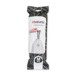 Saci de gunoi, cod M, 10 bucăţi, 60 l, Brabantia - 8710755126901  50235