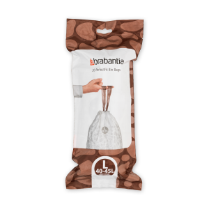 Saci de gunoi, cod L, 20 bucăţi, 40-45 l, Brabantia - 8710755138607