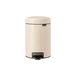 Coş de gunoi cu pedală, bej soft, inox, 3 l, NewIcon, Brabantia - 8710755149887         49885