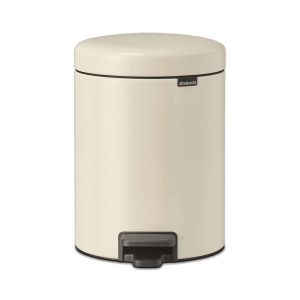 Coş de gunoi cu pedală, crem, inox, 5 l, NewIcon, Brabantia - 8710755149900 49421
