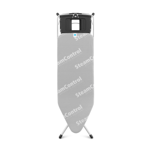 Masă de călcat C cu suport pentru stația de aburi/fier de călcat, oţel, 124x45 cm, Steam Control, Brabantia - 8710755220944