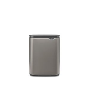 Coș de gunoi cu acționare manuală, platinum, inox, 7l, Bo Waste Bin, Brabantia-8710755222924