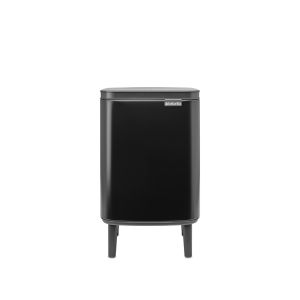 Coș de gunoi cu acționare manuală, negru, inox, 7 l, Bo Waste Bin Hi, Brabantia-8710755227141