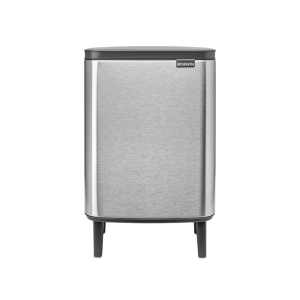Coș de gunoi cu acționare manuală, inox mat, 12 l, Bo Waste Bin Hi, FPP, Brabantia-8710755227264
