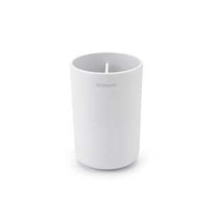 Pahar igienă dentară, plastic, alb, 7.6x7.6x11 cm, ReNew, Brabantia - 8710755280306  50082