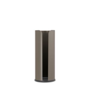Suport role rezervă hârtie igienică, inox+plastic, platină, 13.2x13.2x32.1 cm, ReNew, Brabantia - 8710755280542
