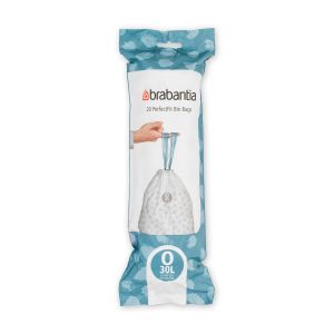 Saci de gunoi, cod O, 20 bucăţi, 30 l, Brabantia - 8710755300349  49838