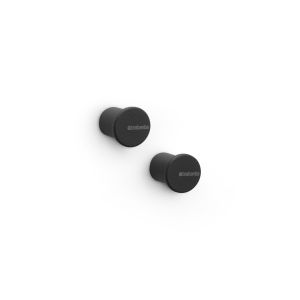 set 2 agatatori prosoape aluminiu negru mindset 8710755303401