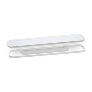 polita depozitare baie inox ranforsat cu minerale alb mindset 8710755303548