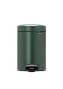 cos de gunoi cu pedala newicon inox verde 3 litri brabantia 8710755304002