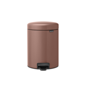Coş de gunoi cu pedală, cupru satin, inox, 5 l, NewIcon, Brabantia - 8710755233982