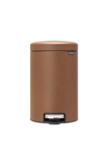 cos de gunoi cu pedala newicon inox maro 12 litri brabantia 8710755304521