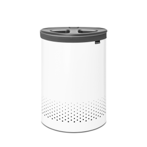 Coş rufe selectiv, inox, alb, 55 l, Brabantia - 8710755304903  49523