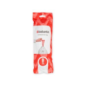 Saci de gunoi, cod B, 20 bucăţi, 5 l, Brabantia - 8710755311741 