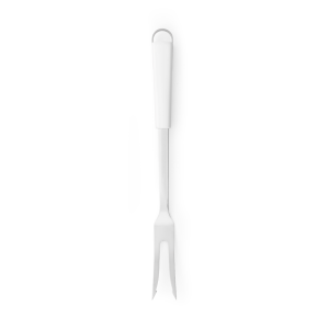 furculita carne inox plastic alb essential line 8710755400445
