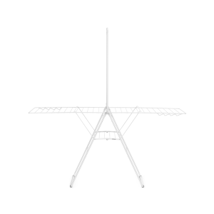 Uscător rufe extensibil, cu suport umerașe, inox, alb, 25 m capacitate de uscare, Brabantia - 8710755403507