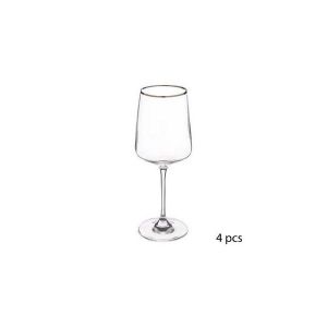 set 4 pahare cu argintiu vin 3560239314479