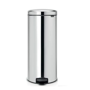 cos gunoi inox cu pedala brabantia newicon 30 l lucios 8710755114762